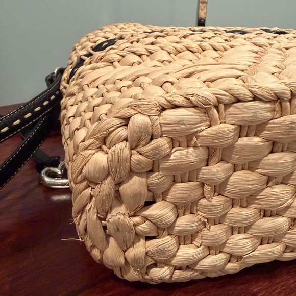 Brighton Straw Woven shoulder/crossbody Bag - Picture 11 of 13